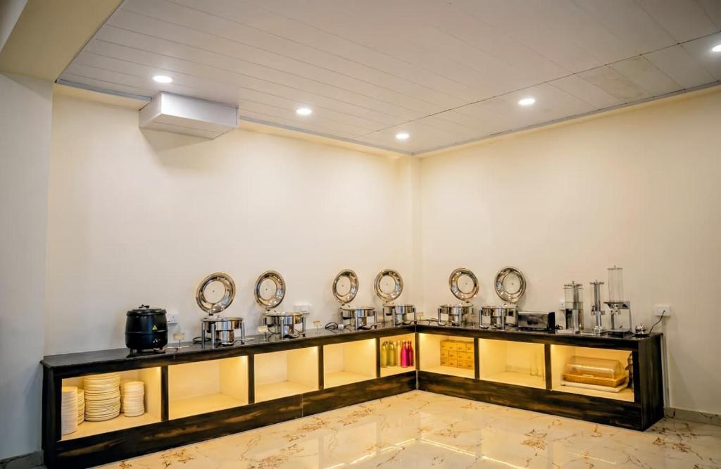 Kuchyň nebo kuchyňský kout v ubytování Mazong The Four Season Resort in Gangtok