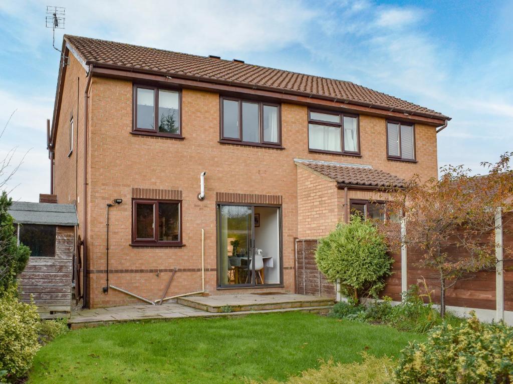 Bygningen som feriehuset ligger i