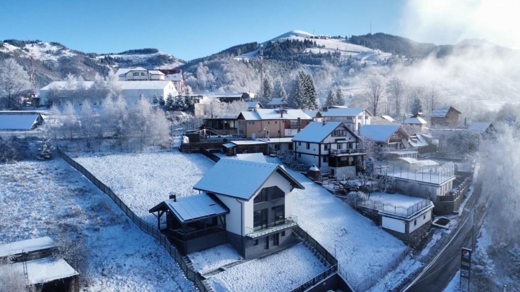 Cabana Panoramic v zimě