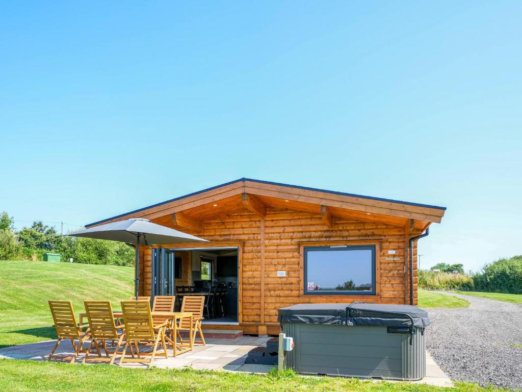 Bygningen som feriehuset ligger i