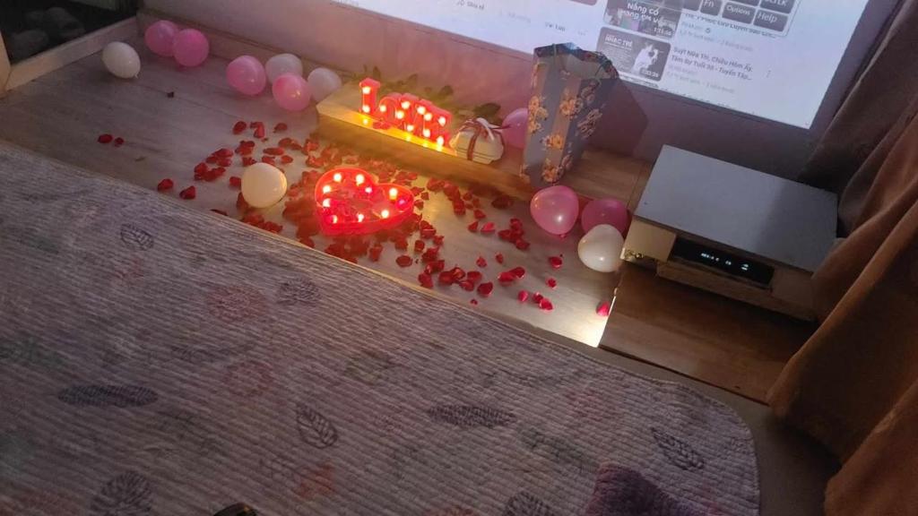 Кровать или кровати в номере N'Stay - Netfflix Stay - Drinks Cafe Film