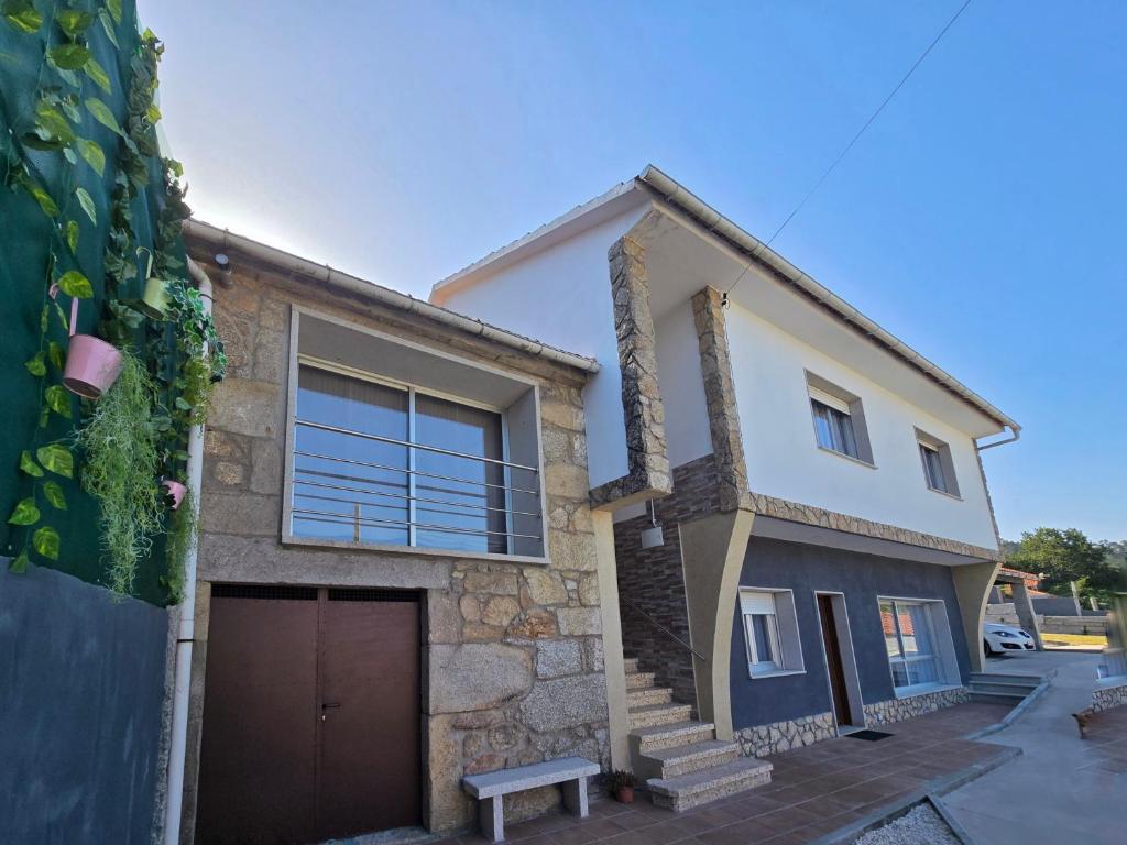 Bygningen som feriehuset ligger i