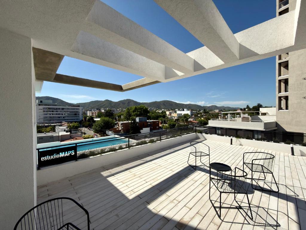 Bazén v ubytování Departamento céntrico moderno Edificio de categoria nebo v jeho okolí