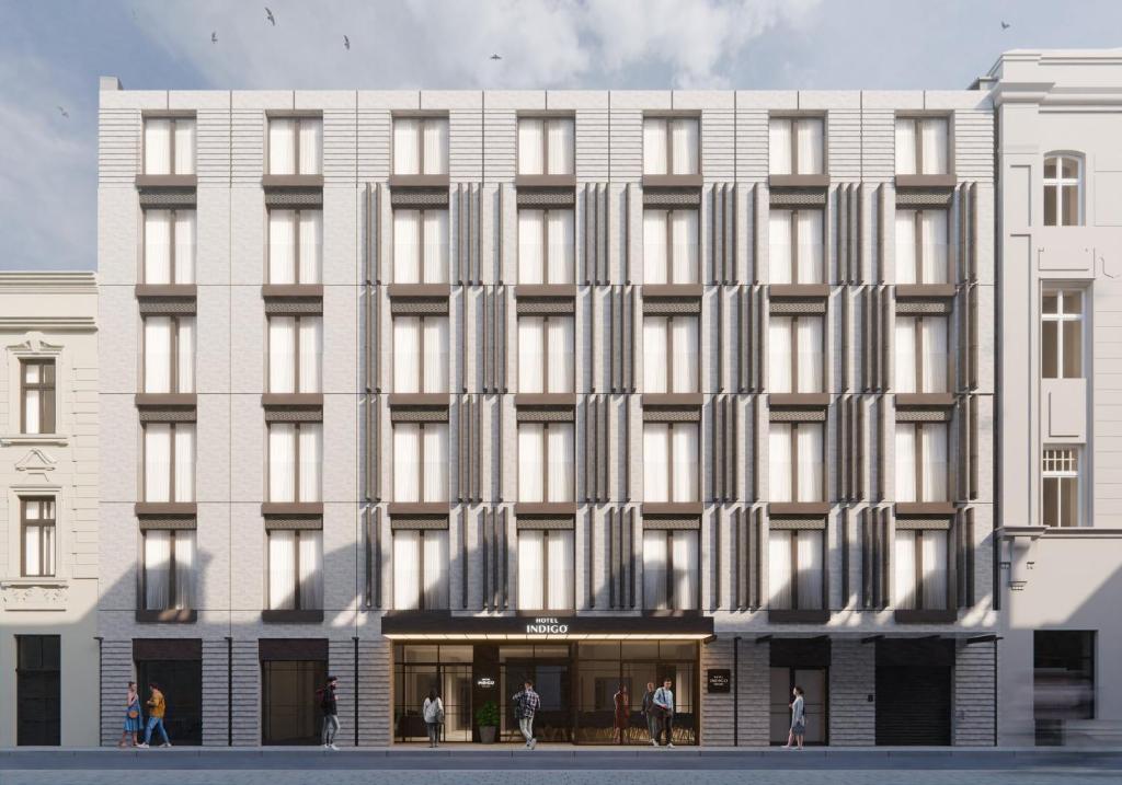 El edificio en el que está el hotel