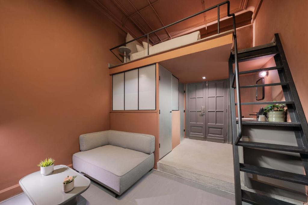 grey l studio apartments Corniche Alexandria - 9