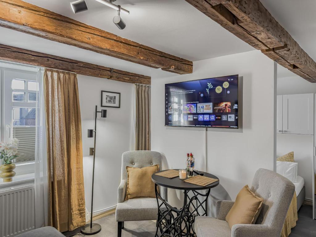 Μια τηλεόραση ή/και κέντρο ψυχαγωγίας στο Objekt-Nr 241 - Hafen - Kurgartenstraße