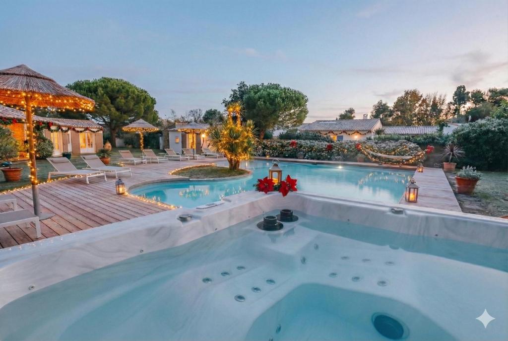 Bazén v ubytování Villa Lady nebo v jeho okolí