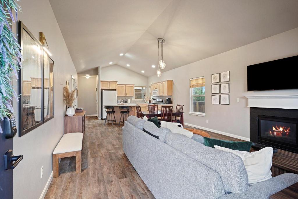 Kuchyň nebo kuchyňský kout v ubytování Beaumont