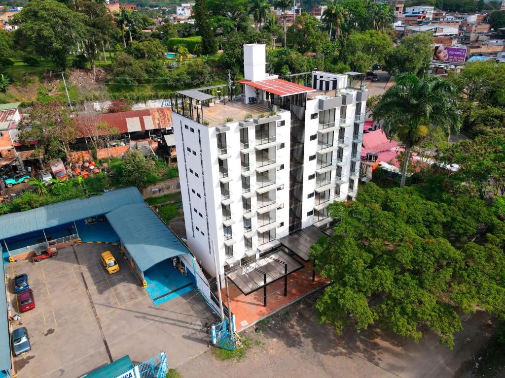 Tòa nhà nơi căn hộ tọa lạc