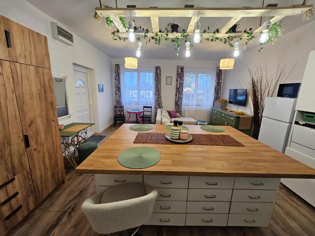 Køkken eller tekøkken på Anna Vendégház