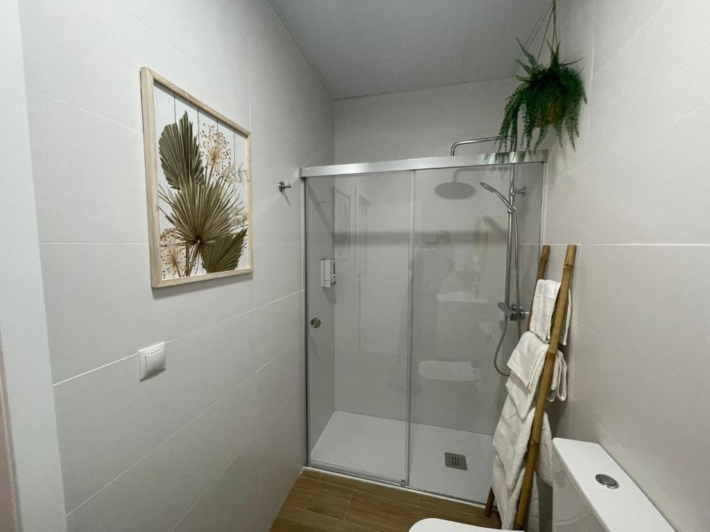 Koupelna v ubytování Loft Mamalú Jerez