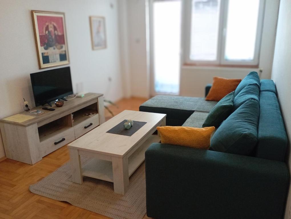 Un televizor și/sau centru de divertisment la Ballet apartament