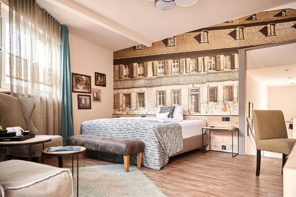 Nägler´s Fine Lounge Hotel - Großes Doppelzimmer Innenhof