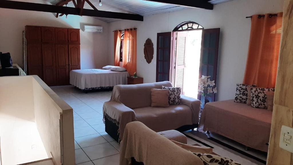 Χώρος καθιστικού στο Casa em Rio das Ostras