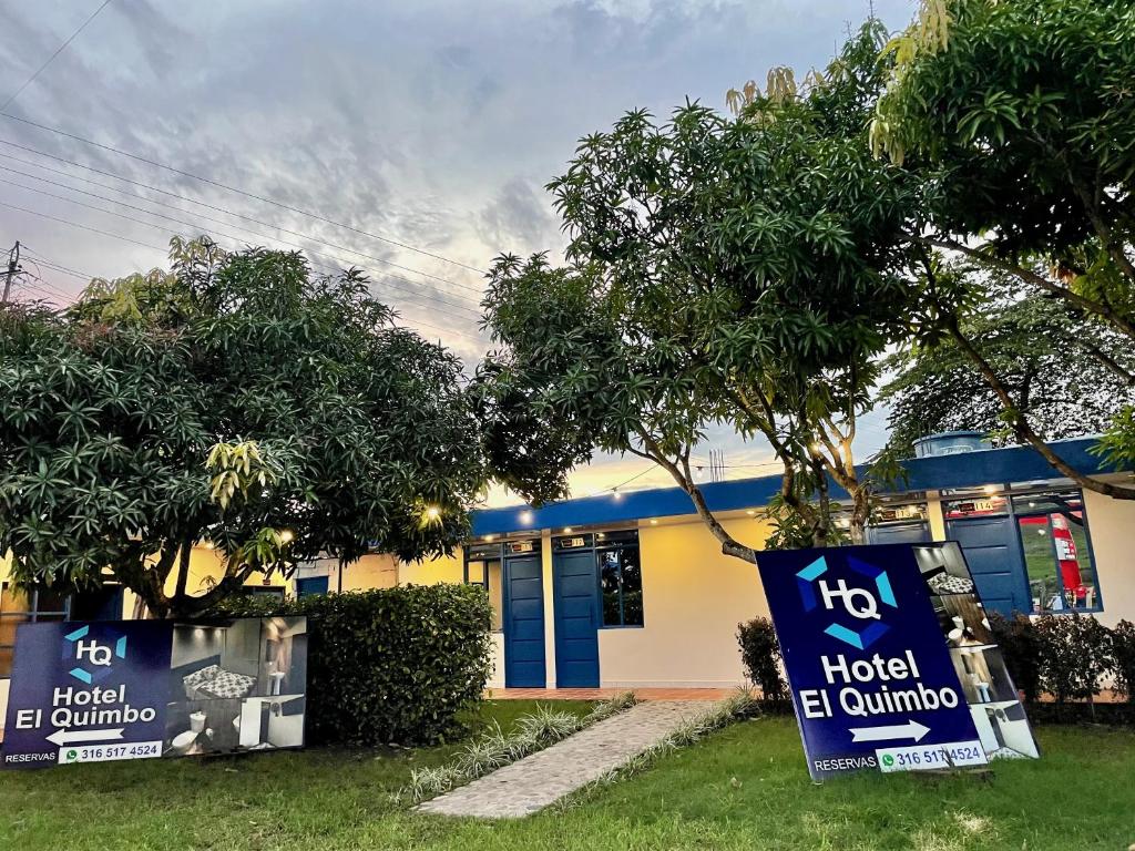 Un jardín fuera de Hotel EL QUIMBO