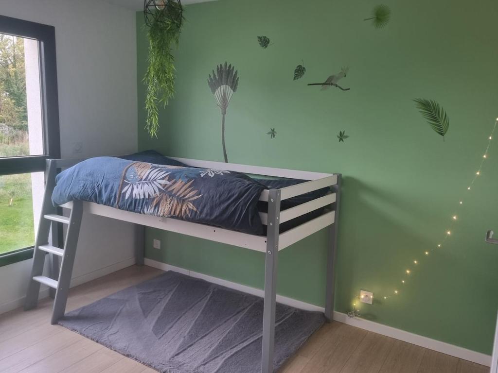 Postel nebo postele na pokoji v ubytování Modern house, comfort and decor 5 people