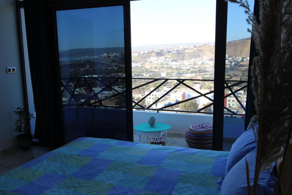 Agadir Funky Chill Guesthouse Surf, Horse, Music adventures - Tweepersoonskamer Met Uitzicht Op Zee