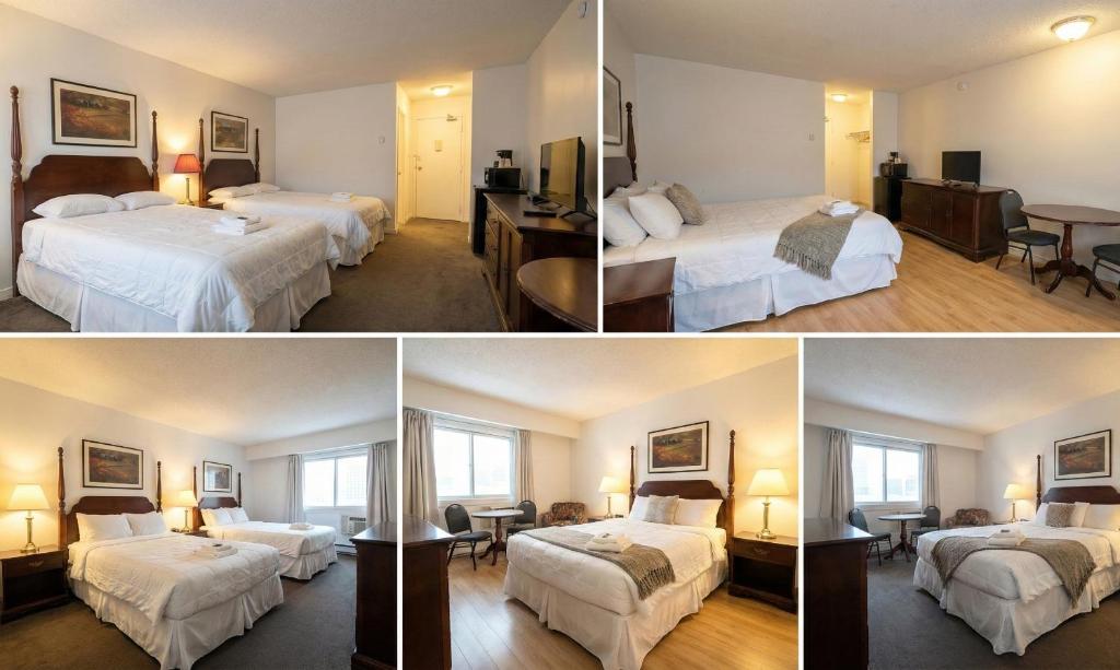 Ένα ή περισσότερα κρεβάτια σε δωμάτιο στο Midtown Inn by JR