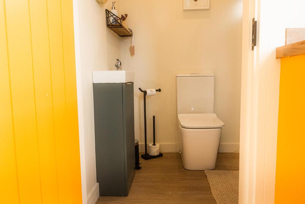 Koupelna v ubytování Oaklane Glamping Cabins