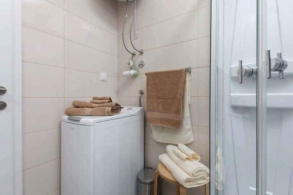 Koupelna v ubytování Apartments Romantica