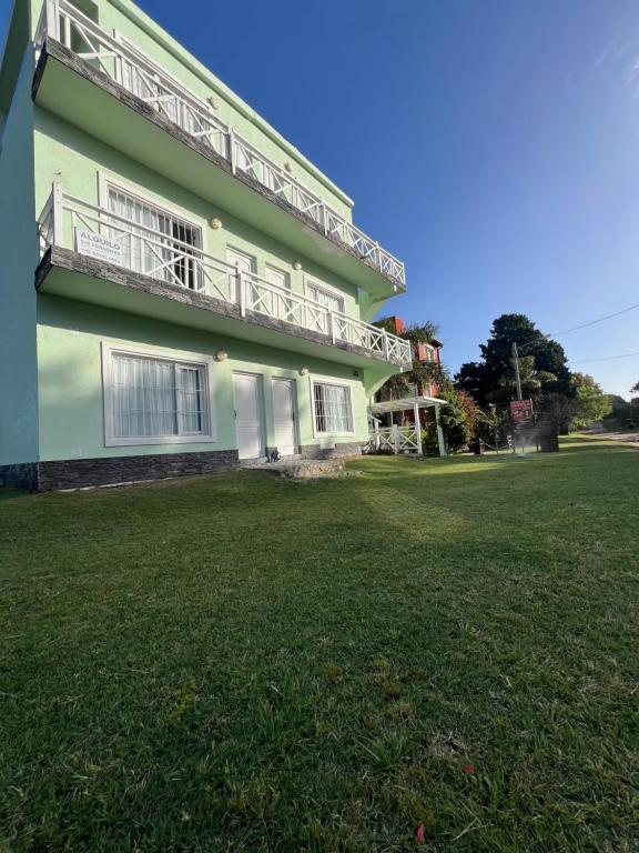 Bygningen som lejlighedshotellet ligger i