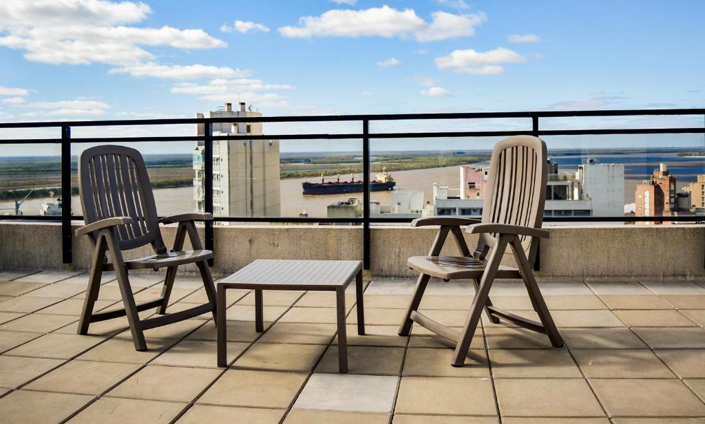 Balkón nebo terasa v ubytování Apart luxe - Zona rio - Piscina!