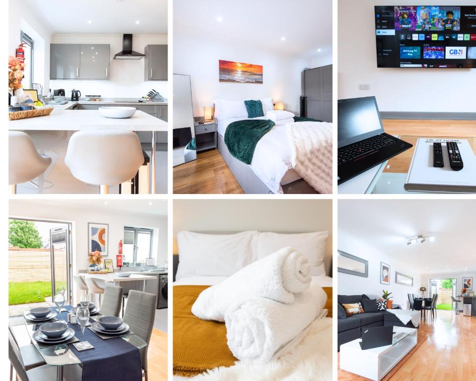 Kuchyň nebo kuchyňský kout v ubytování Colchester 3 Bedroom House, 2 Free Parking, Free WiFi, 5 mins from Station