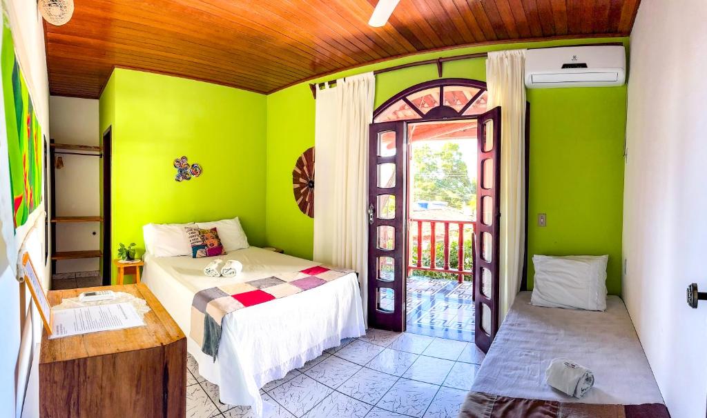 Voodi või voodid majutusasutuse Pousada Ilha De Boipeba toas