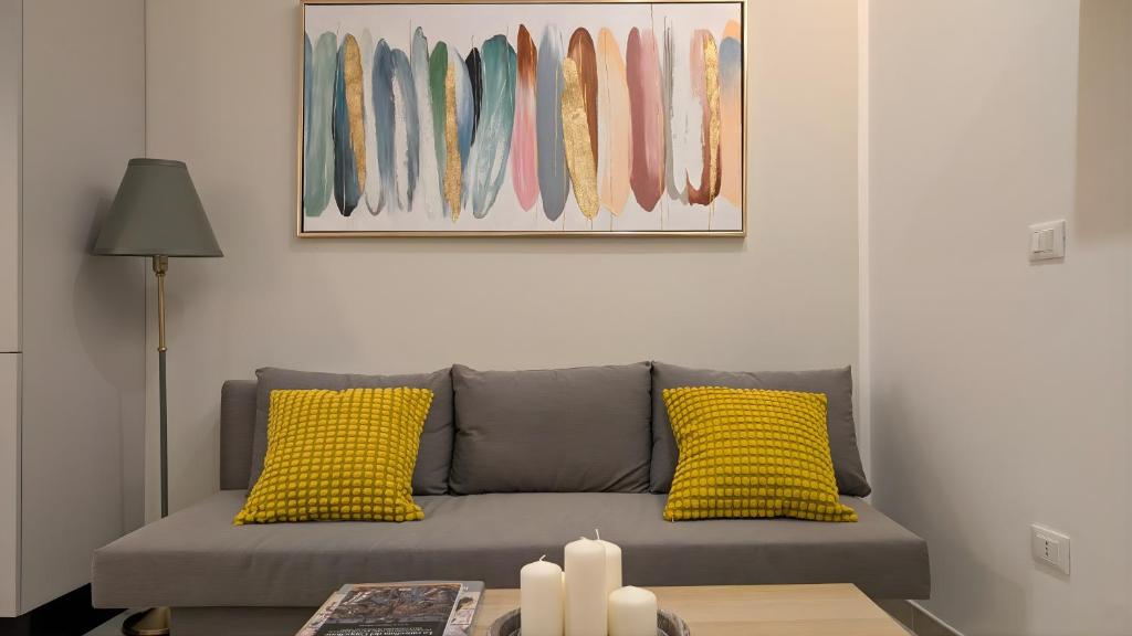 Posezení v ubytování La casa degli Archibugi