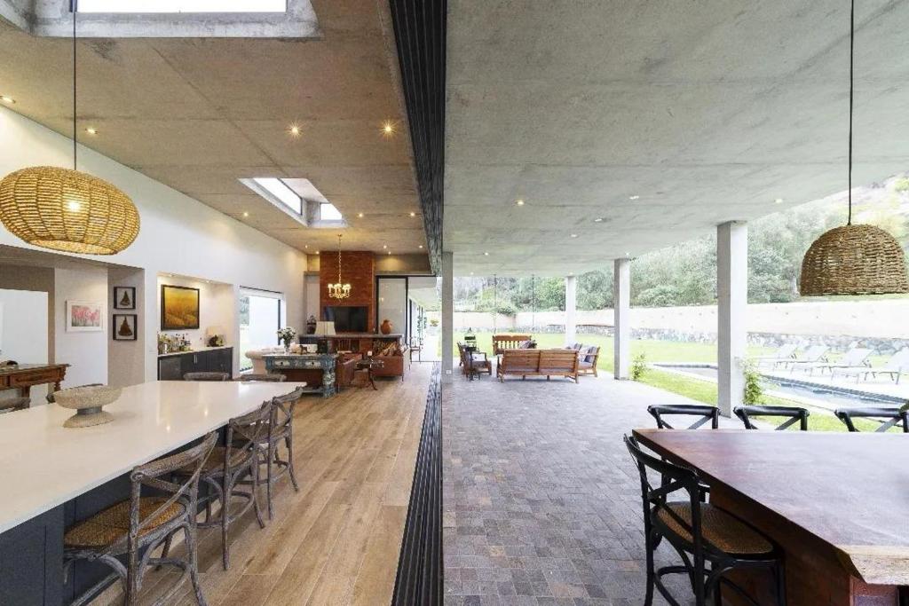 Χώρος καθιστικού στο Casa de Campo en Cieneguilla