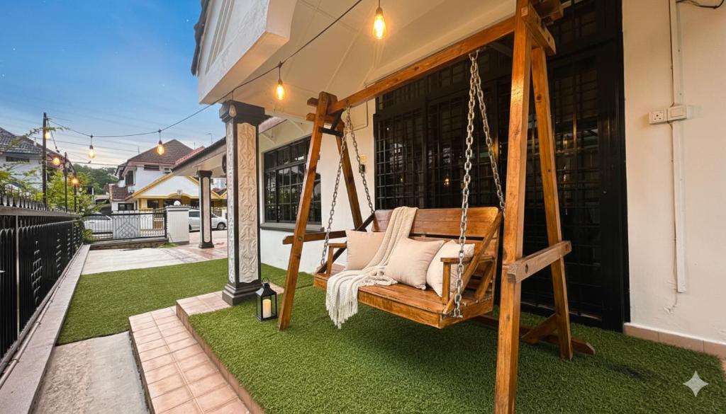 Το κτήριο όπου στεγάζεται  η παραθεριστική κατοικία