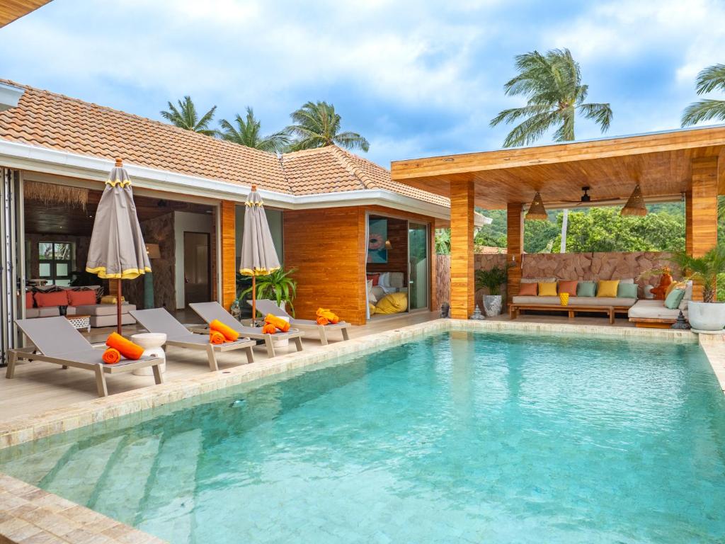 Πισίνα στο ή κοντά στο Hidden Gem The Palms 6Br Sea View Private Pool