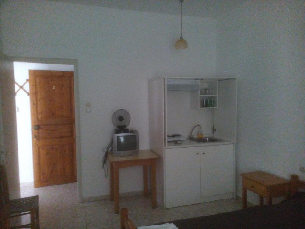 Kuchnia lub aneks kuchenny w obiekcie Karagiozos Studios & Apartments