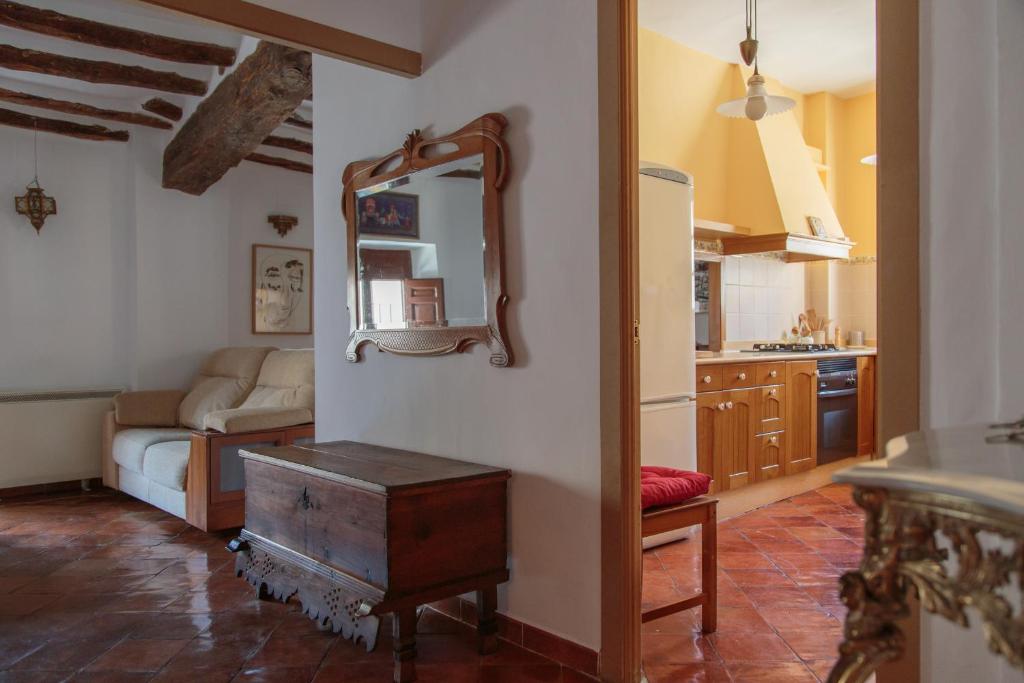 Kuchyň nebo kuchyňský kout v ubytování Casa del Mesoncico