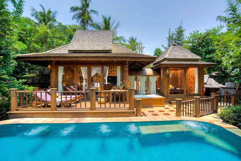 Swimmingpoolen hos eller tæt på Santhiya Koh Phangan - Hideaway Pool Villa