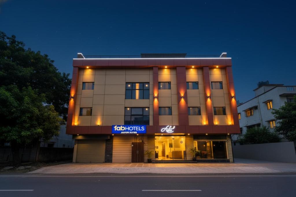 a building with a sign on the front of it at Via Arton Suite - Nr Mumbai International Airport in Mumbai