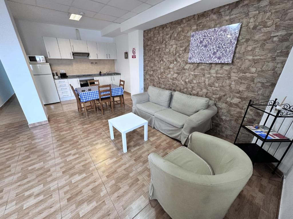 Kuchyň nebo kuchyňský kout v ubytování Edificio Prieto VIV 2B