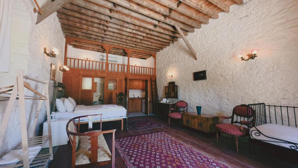 Postel nebo postele na pokoji v ubytování Alamango