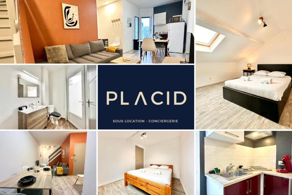 A bed or beds in a room at Le Cocon Urbain - Spacieux - Hyper Centre