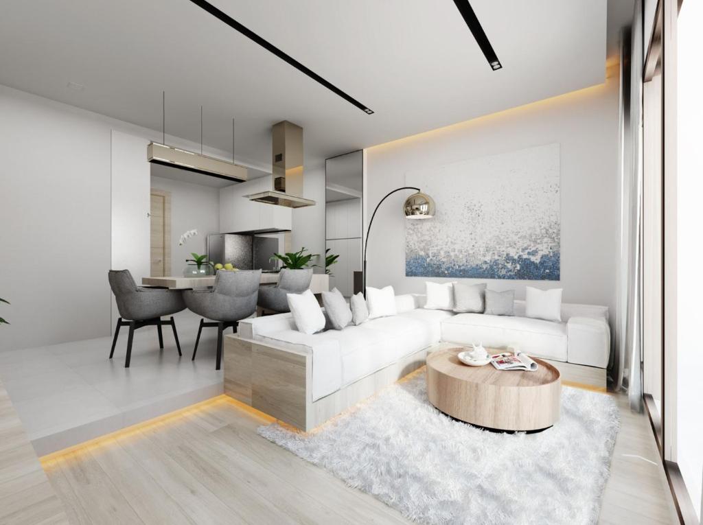 Posezení v ubytování Beautiful condo in Kathu