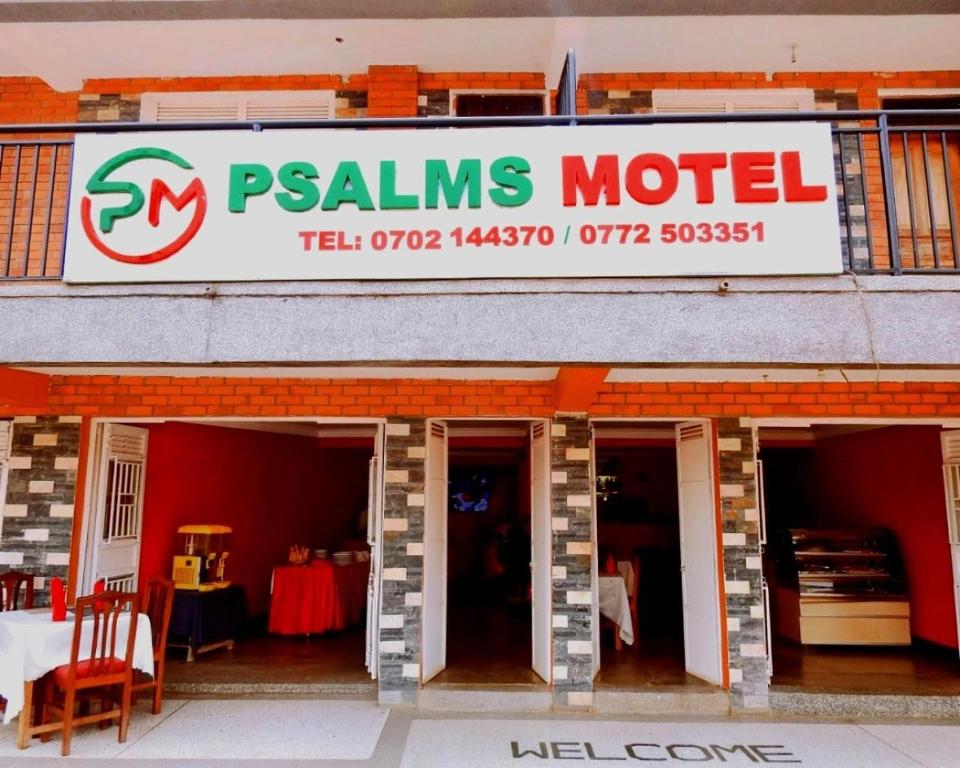 Certifikát, hodnocení, plakát nebo jiný dokument vystavený v ubytování Psalms Motel
