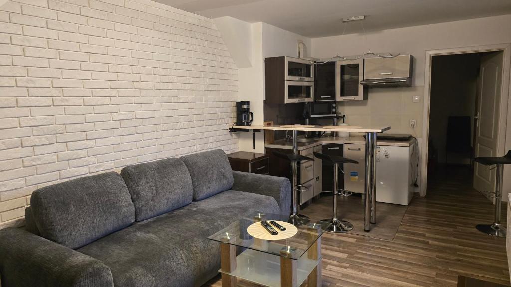 Kuchyň nebo kuchyňský kout v ubytování Mostowa 3