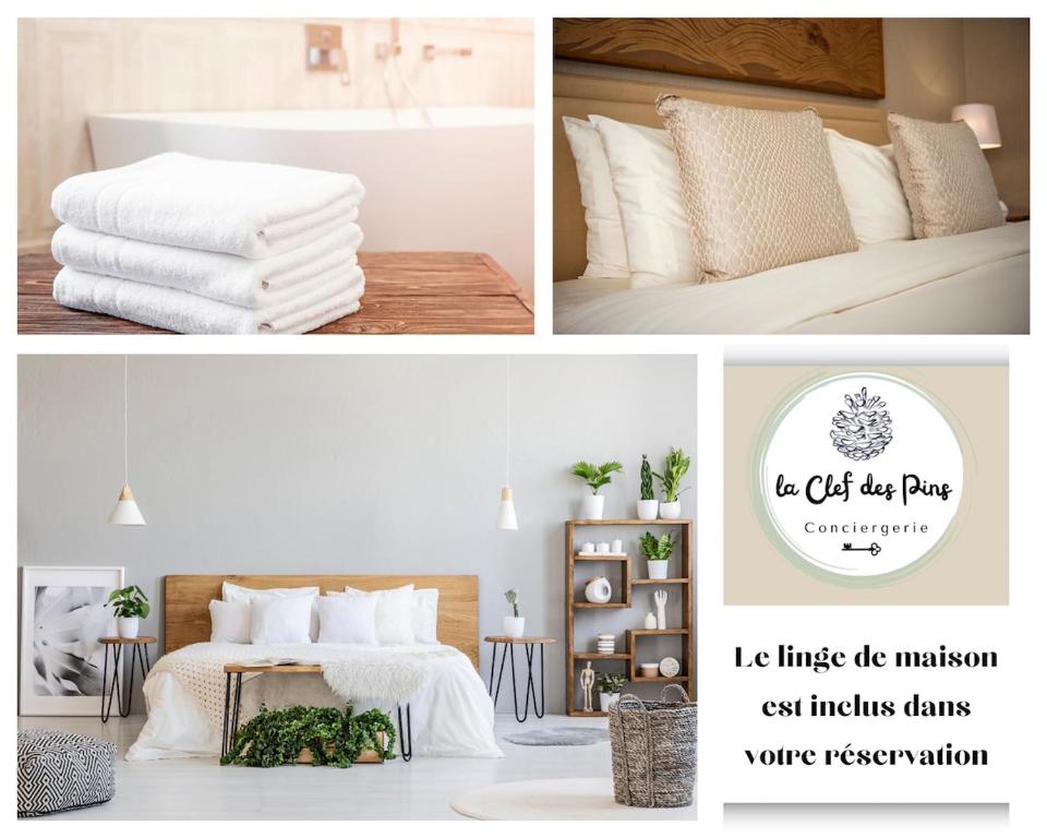 Ένα ή περισσότερα κρεβάτια σε δωμάτιο στο Le petit Joffre