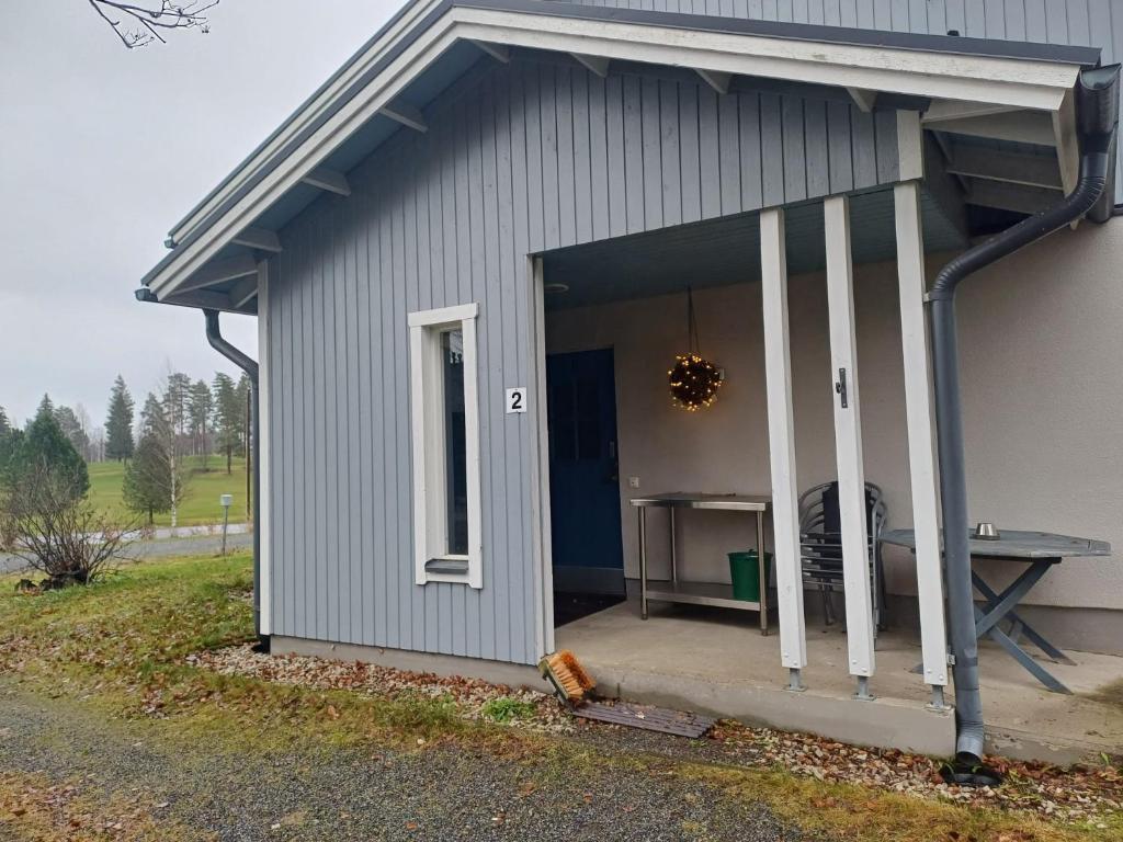 Bygningen som feriehuset ligger i