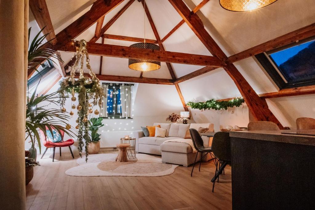 Posezení v ubytování Jacques van Marken Erfgoed