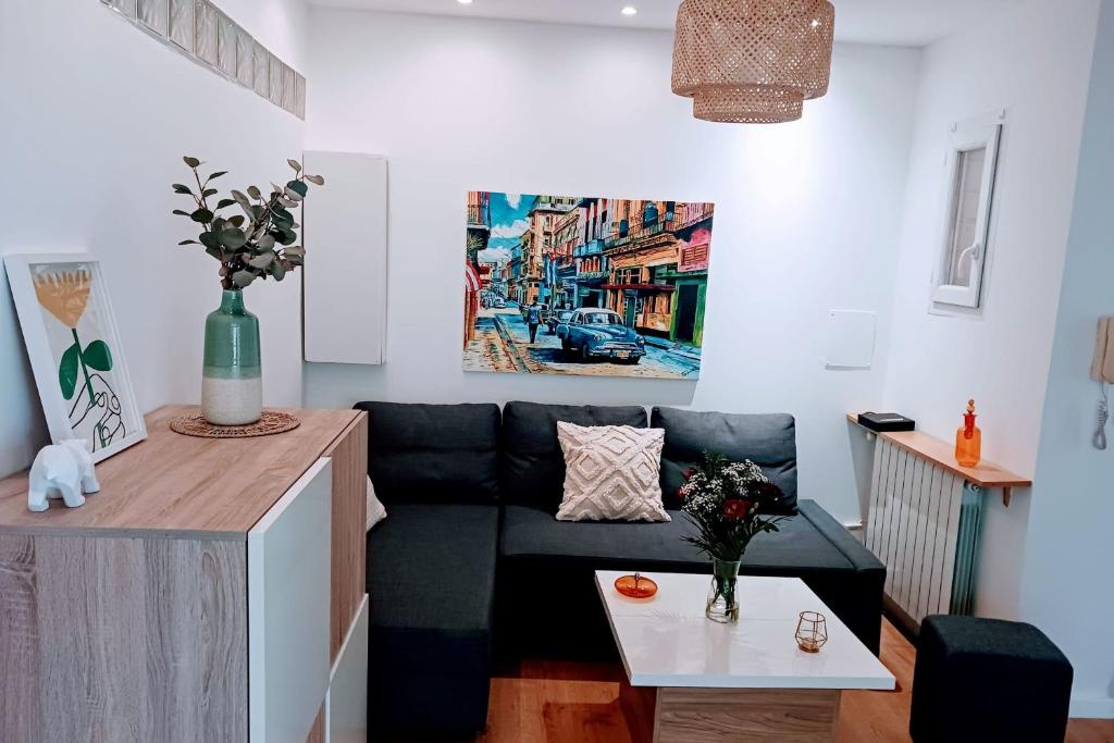 Χώρος καθιστικού στο Peaceful house in the heart of Boutonnet