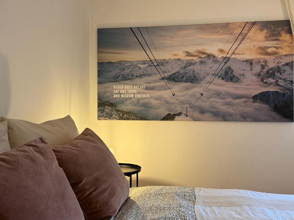 Postel nebo postele na pokoji v ubytování Ferienwohnung Do Blym