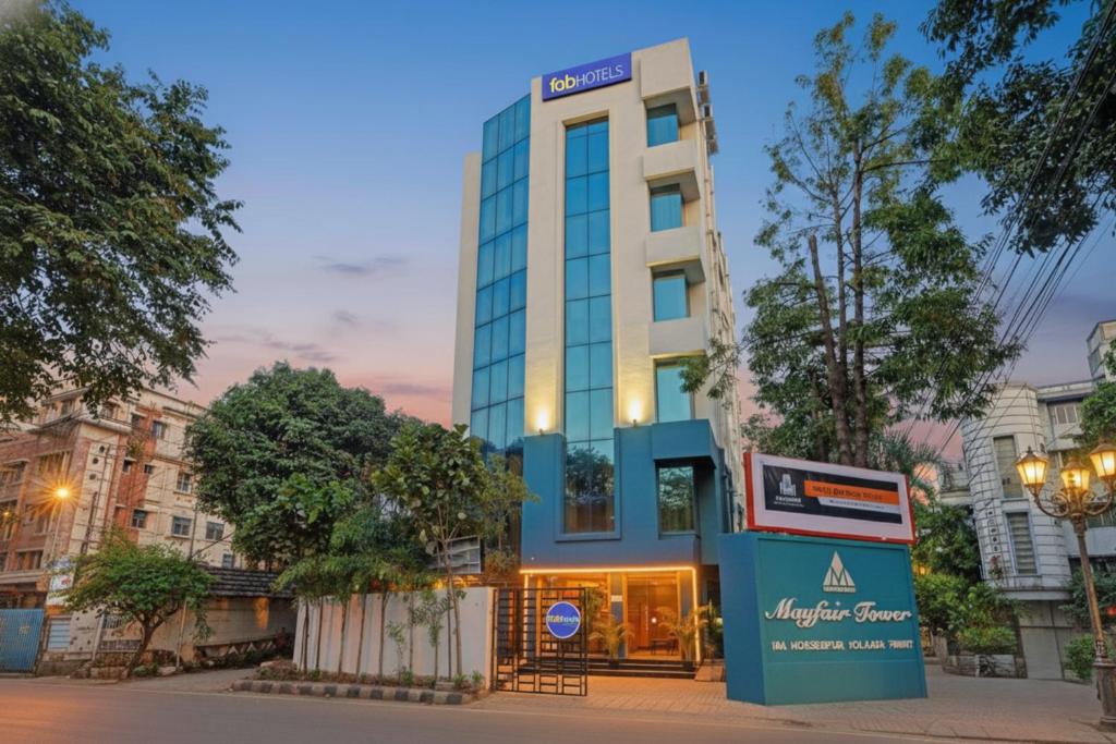 El edificio en el que está el hotel