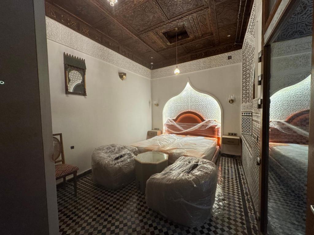 Χώρος καθιστικού στο Palais Bab Sahra fes