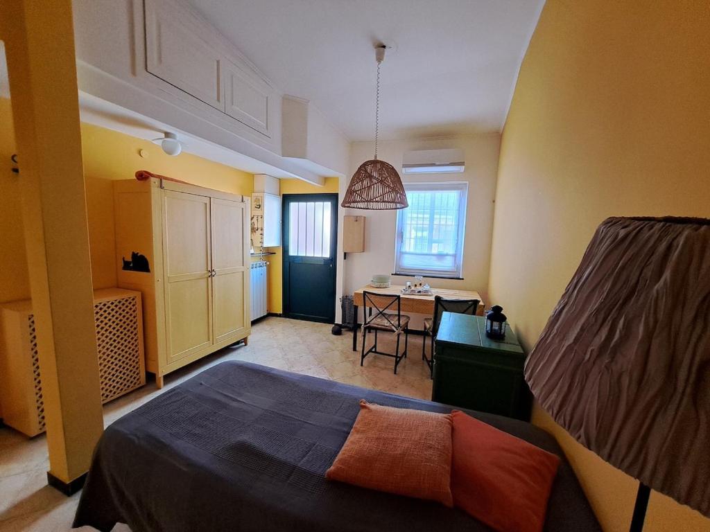 Ένα ή περισσότερα κρεβάτια σε δωμάτιο στο Appartamento San Quirico